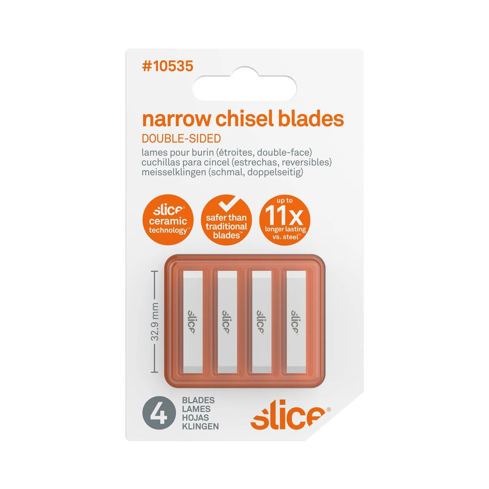 Slice Chisel Blades (Narrow, Double-Sided)