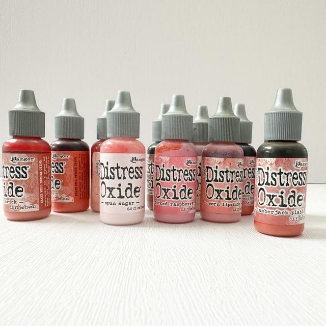 Ranger Ink Tim Holtz Distress Oxide Reinkers - Reds and Pinks