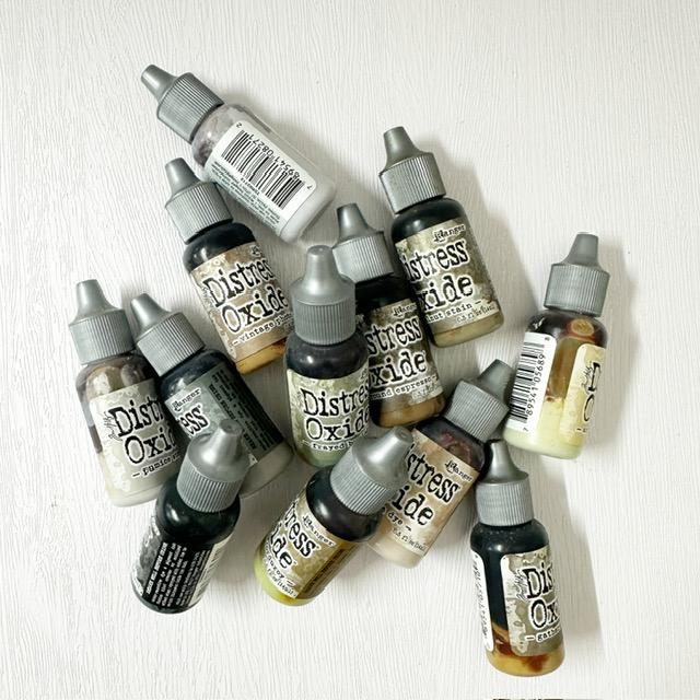 Ranger Ink Tim Holtz Distress Oxide Reinkers - Browns, Greys, Black - Image 3