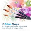 Princeton Aqua Elite Synthetic Prism (Triangular) Paint Brush