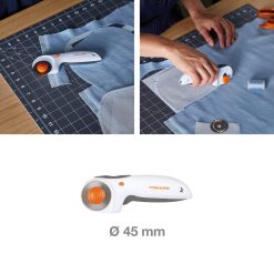 Fiskars Trigger Rotary Cutter - 45mm (For Sewing, Patchwork and Papercraft Projects)